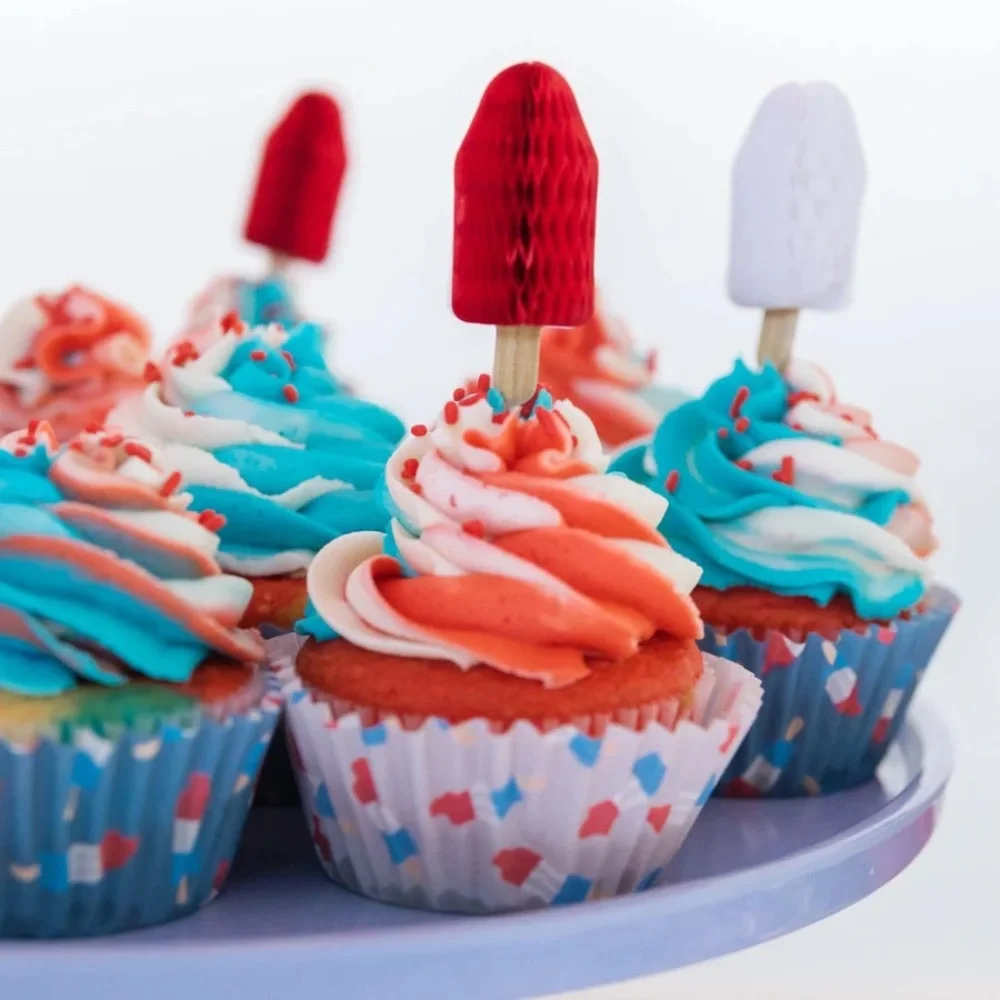 Core Party Prep Rocket Pop Cupcake Kit Liners & Toppers